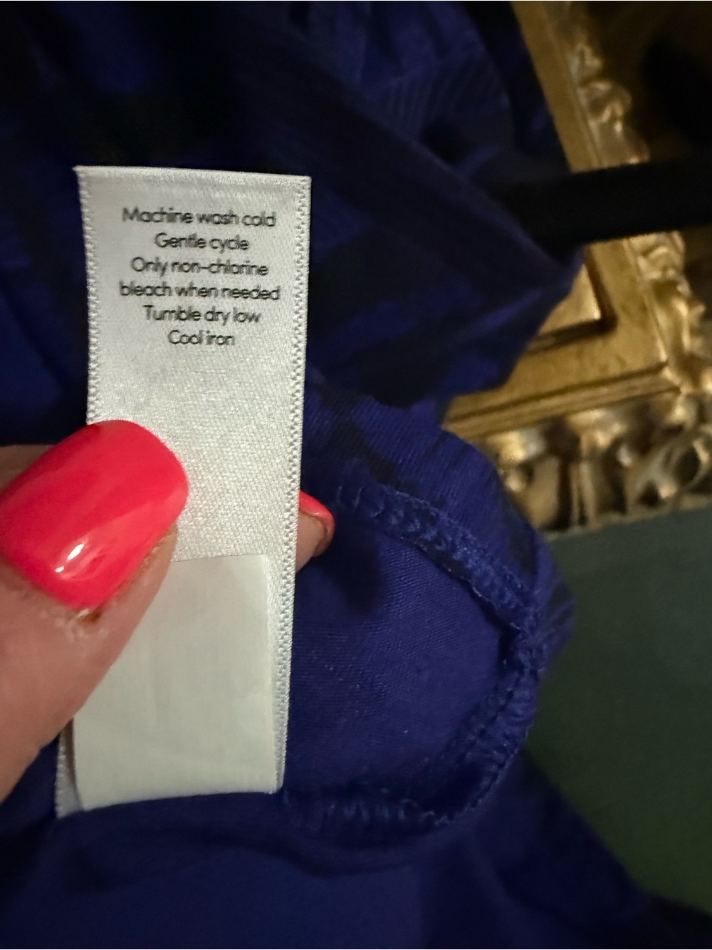 Athleta Royal Blue and Black Sleeveless Midi Dress - Picture 5 of 5
